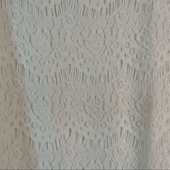 NWT - J. Crew Factory White Lace Top - Picture 2 of 5